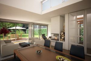 3D Wohnraum rendering